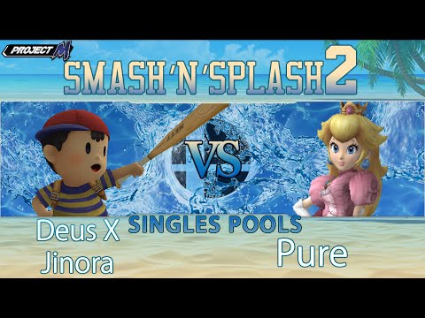 Deus X Jinora (Ness) vs. Pure (Peach) - Smash'N'Splash 2 Singles Wave 1