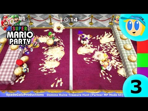 Super Mario Party S5 (Partner) Whomp's Treasure Hunt Ep 3 The Three Turn Key