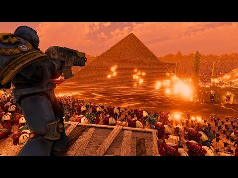 Space Marines&God OF Emperor Defend Pyramid Tyrends Army Ultimate Epic Battle Simulator |UEBS |uebs2