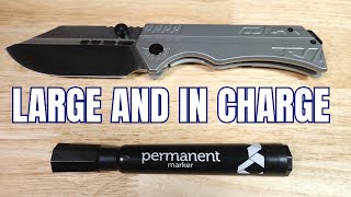 2024 BEST NEW LARGE FOLDING BUDGET EDC KNIFE UNDER $50 VALHALLA LORD FULL KNIFE REVIEW #edcknife