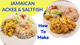 Jamaican Ackee & Saltfish (Codfish). 