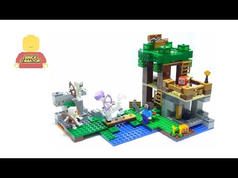 Lego MineCraft 21146 The Skeleton Attack Speed Build - 레고 마인크레프트 21146 스켈레톤 공격 조립 동영상
