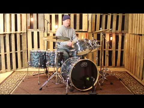 DW Performance Maple Black Diamond Drum Set - 22,10,12,14,16,6.5x14
