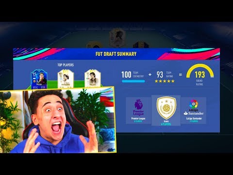 I GOT A 193 FUT DRAFT!!! FIFA 19 *WORLD RECORD*