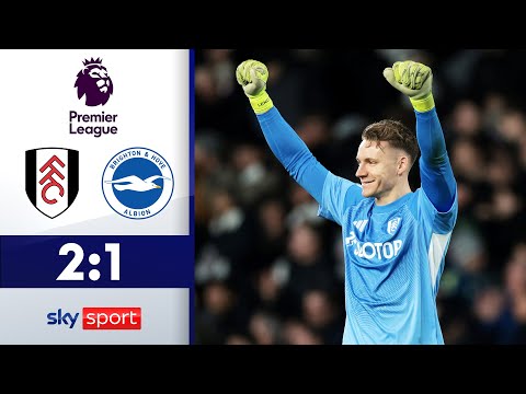 90+2! Traum-Freistoß holt 3er! | FC Fulham - Brighton & Hove Albion | Highlights - Premier League