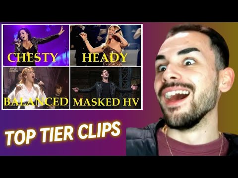 Famous Singers - Chesty/Heady/Balanced Mix/Masked Placed Head Voice Differences | Reaction