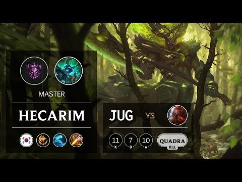 Hecarim Jungle vs Gragas - KR Master Patch 9.12