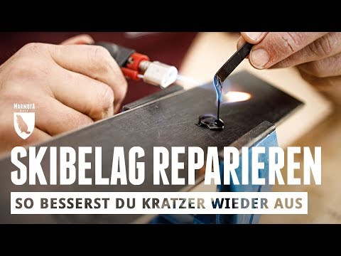 Selber Skibelag reparieren - so besserst du die Kratzer aus!