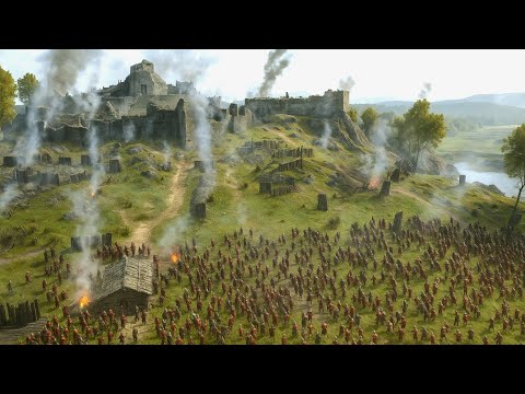 Massive Siege Warfare – 5000 Vlandians vs 4000 Aserai | Mount & Blade 2 Bannerlord