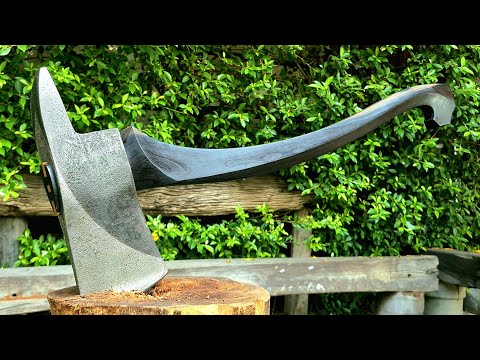 Making a Black Firefighter Axe Handle from Real Ebony | Collins axe
