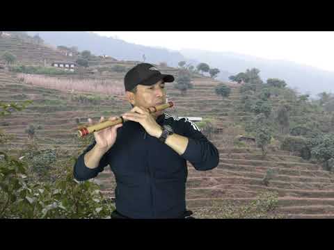 Khutta Tandai Gara || खुट्टा तान्दै गर || Bamboo Flute Version || Original song by Kunti Moktan