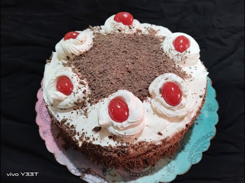 Black Forest Cake Recipe || How to make black forest cake || Easy Recipe || Black Forest Cake