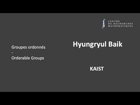 Hyungryul Baik: Detecting 3-manifold groups among circularly ordered groups