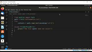 Download the video "How to Handle the FileNotFoundError Exception in Python"