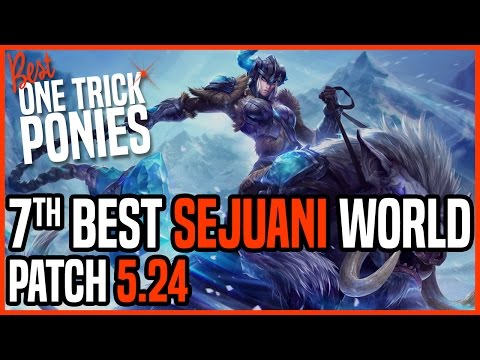 Best Sejuani Jungle OTP - Ranked Master KR Patch 5.24 - 12/10/15