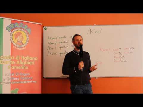 Gianni Balbini - pillole di fonetica 11 come si pronuncia e come si scrive il suono kw