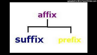 Affix It! What is an affix?