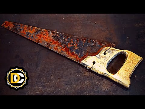 Antique Rust Hand Saw Restoration | Workshop DC