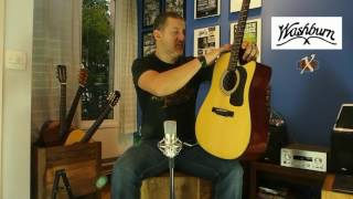 Video thumbnail for Review teste violão Washburn D10CE by Cristiano Cezar