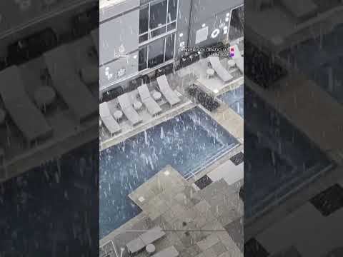 Hailstorm hits Denver and causes widespread disruption