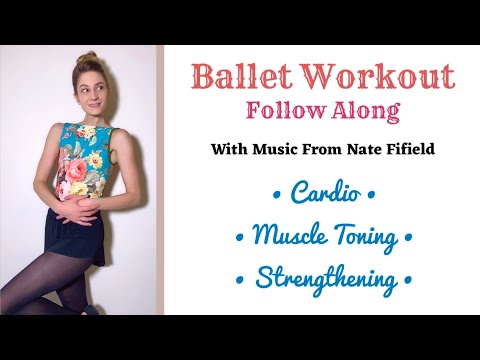 20 MIN BALLET WORKOUT | Cardio, Toning, & Strengthening