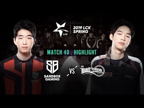 [2019 LCK SPRING] 0217 Match40 : SB vs KT Highlight