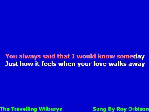 Traveling Wilburys - Not Alone Anymore - Karaoke