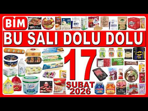BİM DOLU DOLU BU SALI | KAHVALTILIK VE GIDA ÜRÜNLERİ | BİM AKTÜEL 17 ŞUBAT 2026 KATALOĞU | BİM