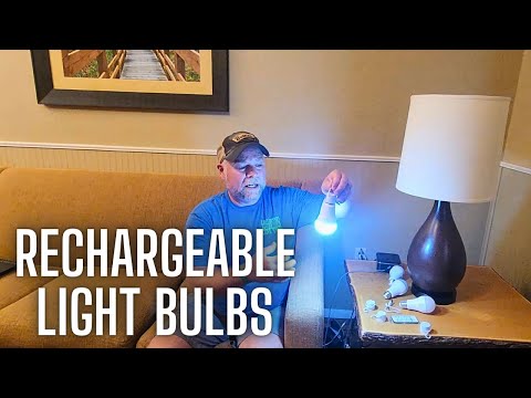 How To Use Rechargeable LED Bulbs |  Rechargable Light Bulbs with Remote