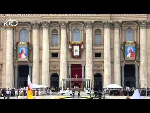Rite de canonisation des Papes Jean XXIII et Jean-Paul II