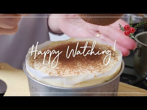 Christmas cooking vlog — Tiramisu size nhỏ xinh 🍰✨Công thức đơn giản – đứng form nhanh #nobakecake 