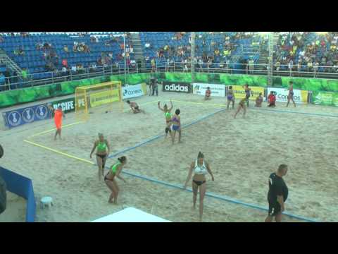 Hungary vs Thailand | 2014 IHF Women's Beach Handball World Championship