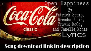 Open Happiness (Coca Cola commercial) - Patrick Stump, Brendon Urie, Travis McCoy and Janelle Monae
