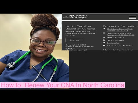 Renew Cna License Nc