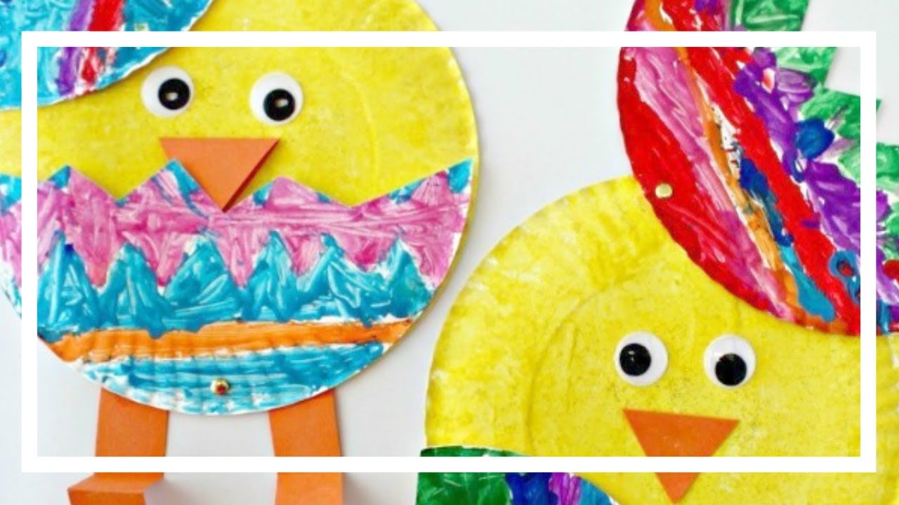 Easter Paper Plate Egg Craft For Kids