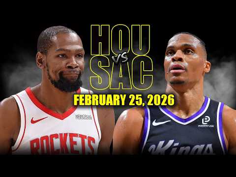Houston Rockets vs Sacramento Kings Full Game Highlights – February 25, 2026 | NBA Season