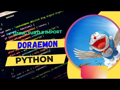Doreamon Code In Python Turtle Import Graphics Python Programming Hub