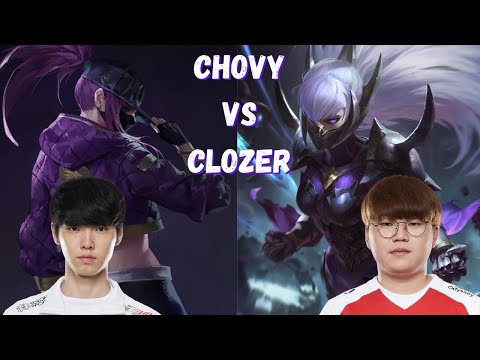 HLE CHOVY DOMINATING WITH AKALI - CHOVY PLAYS AKALI VS T1 CLOZER IRELIA - PATCH 11.7