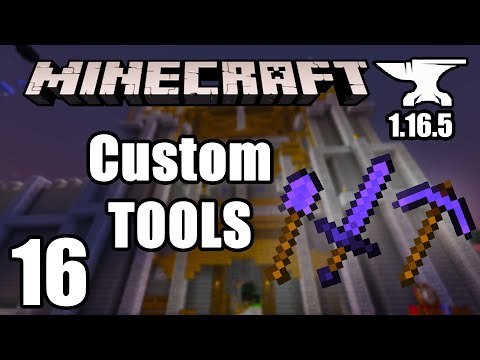 Add CUSTOM TOOLS to Minecraft 1.16.5 | Forge 1.16.5 Modding #16