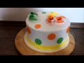 Babyschuh Fondant Torte 