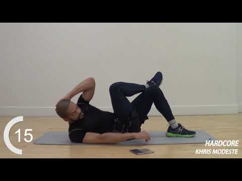 cross-body crunch