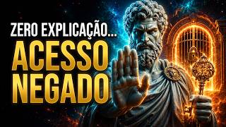 O Truque Mais Cruel é o Mais Calmo: Zero Explicação, Zero Acesso | Estoicismo