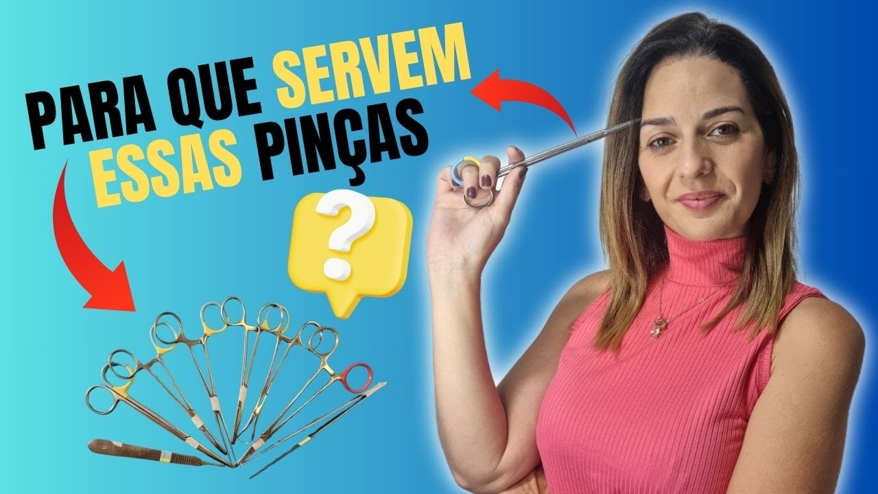 COMO saber para que serve esse MONTE DE PINÇA afinal? - Instrumentação Cirúrgica