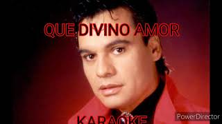 JUAN GABRIEL que divino amor karaoke