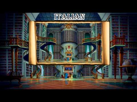 Beauty and the Beast - Library Scene - One Line Multilanguage