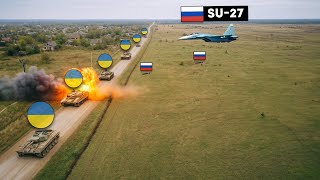 Russian Sniper Wipes Out Ukrainian Motorcyles Troops on Ukrainian-Held Frontline