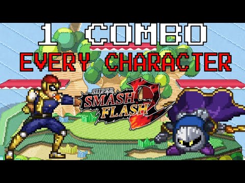 1 Combo for EVERY CHARACTER | Super Smash Flash 2 Version 1.4