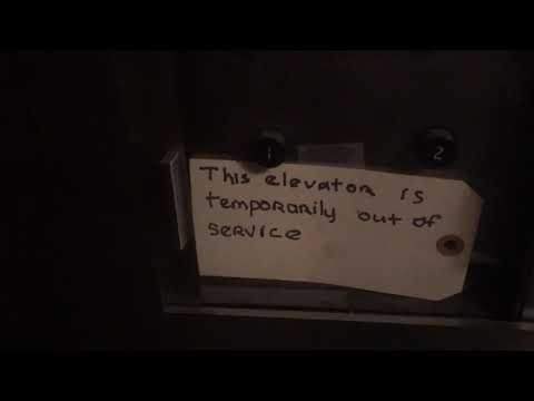Fast Westinghouse Selectomatic/Lins elevators - Wd4Apt,18,1 - N. Oakland, Pittsburgh, PA