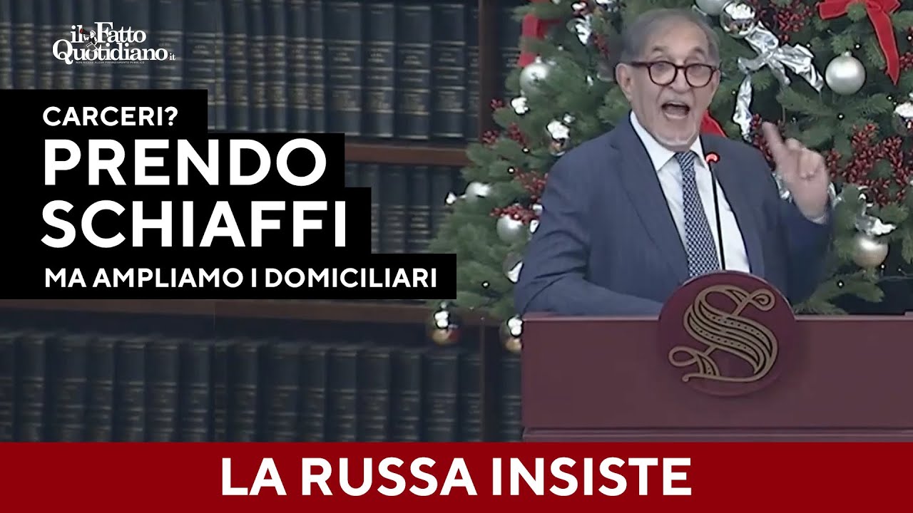 Carceri, La Russa insiste: "Prendo schiaffi, ma ampliamo domiciliari"