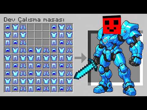 SAMET'in DEV ZIRHLARI VAR !! - Minecraft
